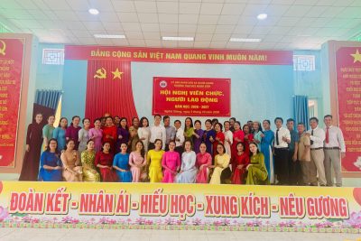 TRƯỜNG TH&THCS NGHĨA ĐIỀN TỔ CHỨC HỘI NGHỊ VIÊN CHỨC, NGƯỜI LAO ĐỘNG  NĂM HỌC 2026 – 2027